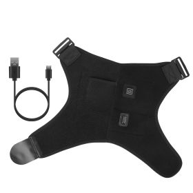 Heated Shoulder Brace Electric Heating Pad Therapy Shoulder Heating Wrap Compression Sleeve for Shoulder Pain Muscle Stiffness Bursitis Tendoniti